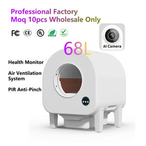 Nova Caixa de Areia Inteligente Tuya para Gatos, Grande Espaço, Fechada, Plástica, Automática e Autolimpante - Product Image 1