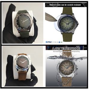 Montres à mouvement solaire à quartz avec boîtier en acier inoxydable 316L de fabrication OEM, cadran vintage, E CO Dive 44 mm, cadran personnalisé, céramique tendance - Product Image 5