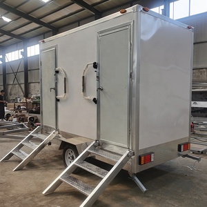 Sang trọng bethtroom 2 Trạm nhà vệ sinh ngoài trời cho các sự kiện prefab container nhà vệ sinh di động các trang web tư nhân lễ hội & cắm trại - Product Image 3