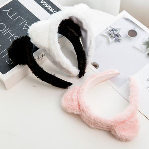 Bilov produttori fascia per <span class=keywords><strong>capelli</strong></span> per le donne Cat Ear Hair Hoop trucco viso bellezza fascia accessori per <span class=keywords><strong>capelli</strong></span> - Product Image 4