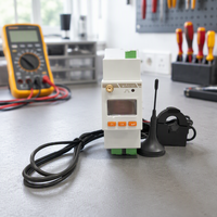 Compteur d'énergie sans fil monophasé Acrel ADW310 avec RS485/WiFi/4G/Lora, précision de classe 1, courant maximal de 100A, montage sur rail DIN