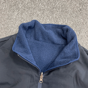 Vestes pour hommes doublées de polaire double face, logo personnalisé, coupe-vent, chaudes, décontractées, sans manches, pour l'extérieur - Product Image 2