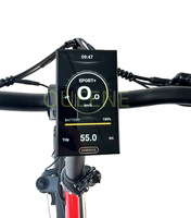 QUEENE/Chasse 52V 1000W Mid Drive E bike 20AH SDI Batterie Vélo Électrique À Suspension Complète 26 Pouces Fat Tire Mountain Ebike