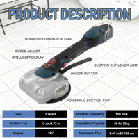 Ventouse électrique industrielle CAO WANG TP701 de qualité supérieure pour carrelage, outils de pose de carreaux, adsorption 30 kg, batterie, nivellement céramique