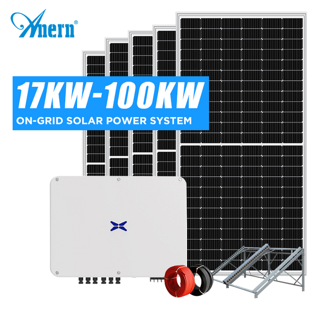 Electric Power Saving Equipment on Grid 2kw Solar Pv System With Solar Panel