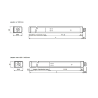 Nouveau capteur photoélectrique multi-faisceaux original + rideau lumineux de sécurité P+F SLCS30 infrarouge modulé 850nm