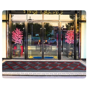 Heavy Duty Interlocking Door <b>Mat</b> with Drainage Plastic Flooring for Patio or Garage - Product Image 2