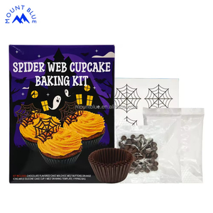 <span class=keywords><strong>Precio</strong></span> <span class=keywords><strong>de</strong></span> fábrica para cupcakes con sabor personalizado OEM/ODM Kit para hornear cupcakes <span class=keywords><strong>de</strong></span> Halloween - Product Image 4