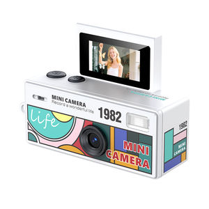 Portable 720P Retro <b>Mini</b> Trendy Toy Thumb Digital <b>Camera</b> with 0.96-Inch Flip Screen and 200mAh Battery Wearable Classic <b>Camera</b> - Product Image 2