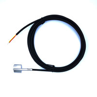 Sensor suhu digital Maxim Dallas DS18B20 asli yang dapat disesuaikan dengan probe baja tahan karat 6*50mm yang dapat dibengkokkan