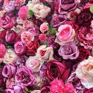 Ramo de Damas de Honor SPR, Pared de Flores de Rosas Terminadas de 8 pies x 8 pies <span class=keywords><strong>para</strong></span> Bodas, Fiestas de Cumpleaños, Hoteles, Hogar, Baby Shower, Bar - Product Image 6