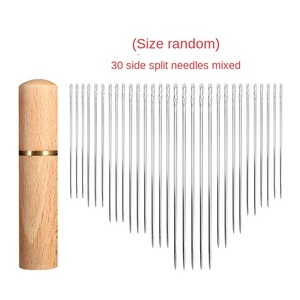 เข็มเย็บผ้าทำมือสำหรับผู้สูงอายุ ไม่ต้องใช้ด้าย เข็มเย็บผ้าสำหรับใช้ในบ้าน พร้อมช่องเปิดสำหรับคนตาบอด ไม่ต้องรับรู้ตำแหน่งเข็ม สำหรับงานเย็บมือ - Product Image 6