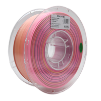 Filamento PLA de Seda Arcoíris de 1.75mm, 1KG, Color Degradado Brillante, Material de Impresión 3D, Venta al por Mayor