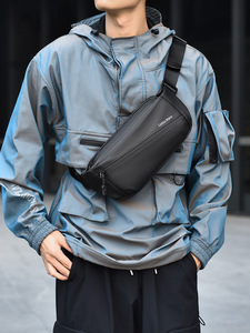 Sac bandoulière fonctionnel pour <span class=keywords><strong>homme</strong></span>, motif géométrique, idéal pour le cyclisme et les loisirs en extérieur - Product Image 6