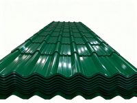 Tôles de Toiture en Acier Structurel de Qualité Supérieure PPGI Ondulées / Tôles de Toiture en Zinc-Aluminium / Tôles Métalliques pour Toiture