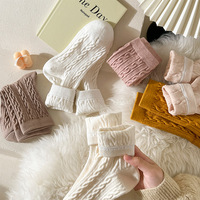 Qualité sans couture femmes hiver épais chaud chaussettes cachemire neige Ski randonnée botte chaussettes extérieur Thermo laine mérinos chaussettes