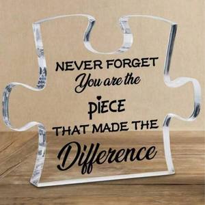 Акриловый сувенир в форме сердца с надписью «Любовь», памятный подарок на День святого Валентина, День матери, День благодарения и Хэллоуин - Product Image 5