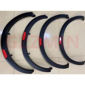 Np300 aksesoris eksterior mobil abs roda plastik fender flare digunakan untuk nissan np300 navara 2021