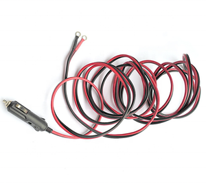 Benutzer definierte 12V 24V Hochleistungs-Stecker Zigaretten anzünder Adapter Netzteil kabel Für Auto Wechsel richter Luftpumpe mit Ring klemme - Product Image 5