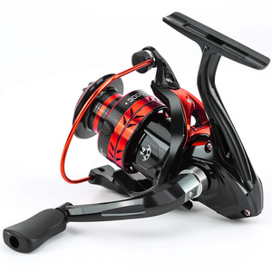 Carrete de pesca giratorio 12BB 5.2, relación de engranajes 1:1, cuerpo de plástico, bobina de metal, manivela intercambiable, carrete para carpas, para agua dulce y salada. - Product Image 2