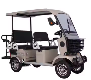 สกู๊ตเตอร์ไฟฟ้าลิเธียม BRT 2+4 ที่นั่ง พร้อมโช้คอัพไฮดรอลิกด้านหน้า 4 ล้อ 800W รถสี่ล้อไฟฟ้า สำหรับบรรทุกสัมภาระหรือครอบครัว - Product Image 1
