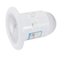 Ventilateur d'extraction électrique pour salle de bain, puissant et silencieux, bidirectionnel, mural, avec roulement à billes et conception axiale pour conduit