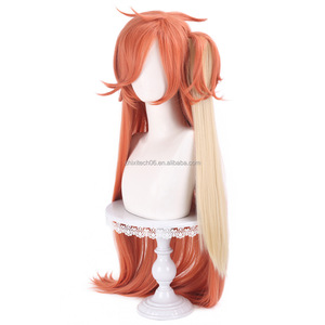 Perruque de cosplay anime Zhu Shengda Hell Inn Cherry Bomb Gradient Tiger Clip 100cm - Product Image 3