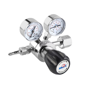 Régulateur de pression compact en laiton chromé 1.6KL, jauge résistante à l'oxydation pour carburant automobile, argon, azote, acétylène - Product Image 6