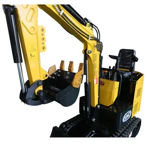 Road Machinery ZM20 Earth Moving Digging Micro Crawler Excavators Mini Digger Household Agricultural Small Excavator