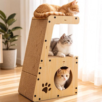 Griffoir pour chat en carton ondulé épaissi et résistant à l'usure, vente en gros OEM économique pour fournitures pour animaux de compagnie