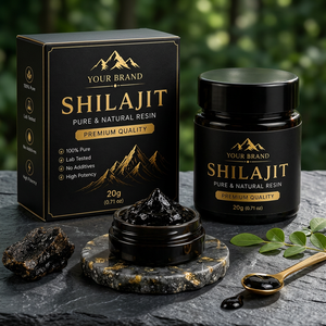Resina de Shilajit Silvestre del Himalaya Premium, 100% Pura, Extracto Mineral Herbal Natural, Alto Contenido de Ácido Fúlvico, Probado en Laboratorio, Grado Alimenticio - Product Image 1