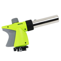 2025 Portable extérieur cuisine chauffage grande lampe de poche briquet avec certifié CE gaz butane flamme torches de soudage haute bande passante