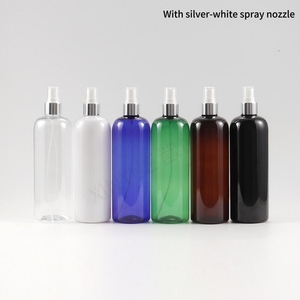 Luxurious PET Spray <b>Bottles</b> <b>Empty</b> 500ml Amber Black Cosmetic <b>Plastic</b> Trigger <b>Bottles</b> 16oz - Product Image 1