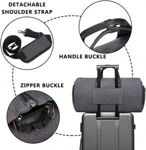 Free Sample Garment Duffle <b>Bags</b> for Travel, Convertible Carry on Garment Duffel <b>Bag</b> for Men Women with Shoe Compartment - Product Image 2