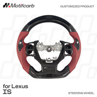 Volante de Fibra de Carbono LED Personalizado para Lexus IS RC NX GS 250 300 300h 350 500 F Sport 2013-2025, Mejora del Interior