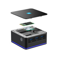 Mini PC MINI-85 neuf d'usine, Intel Celeron N95/N100 Quad-Core, DDR4, SSD, double LAN, triple écran, ordinateur de jeu, bureau, domicile