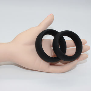 למעלה איכות רך סיליקון שחור פין טבעת עיכוב שפיכה זין טבעות קטן צעצועי מין לגברים זכר מוצרי סקס באינטרנט חנות - Product Image 6