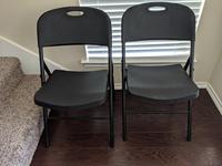 Chaise de jardin empilable en plastique noir, fauteuil pliant, intérieur/extérieur, métallique et blanc, pour événements, mariage, usine, bon marché, prix d'usine
