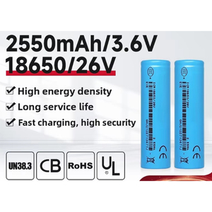 แบตเตอรี่ลิเธียมไอออนทรงกระบอกแบบกำหนดเอง 18650 3.6V 2550mAh สำหรับใช้กับสว่านไฟฟ้า - Product Image 2
