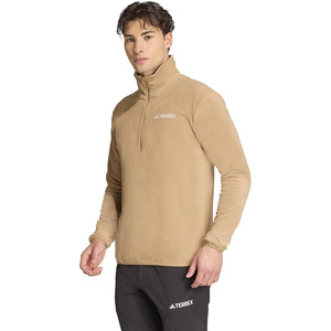 Giacca da Escursionismo in Pile con Mezza Zip Adidas Terrex Multi Essentials per Uomo, Ideale per l'Inverno - Product Image 4