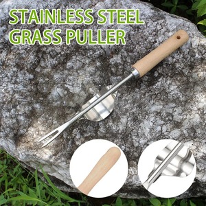 Removedor manual de malezas con horquilla en forma de V, mango largo, desmalezador de jardín, herramienta para sacar las raíces del césped, herramientas para aflojar el suelo - Product Image 4