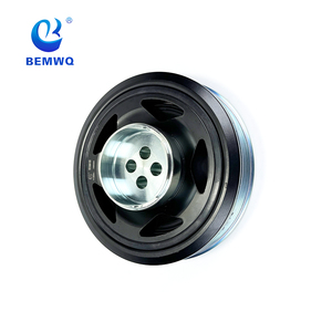 11238584913 BEMWQ aluminium noir Auto pièces de <span class=keywords><strong>moteur</strong></span> poulie de vilebrequin pour <span class=keywords><strong>BMW</strong></span> F45F46B37 - Product Image 1