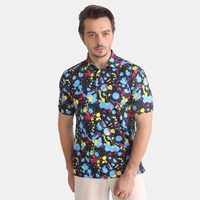 Camisetas Extra Grandes Personalizadas OEM, Tejidas de Alta Calidad, Nueva Llegada, Tallas Grandes, Impresión Completa, Ropa Urbana de Moda, Polo de Golf para Hombre