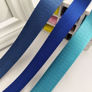 Nastro in tessuto PET personalizzato ad alta tenacità 20/25/38/50 mm, colorato, a spina di pesce, 2,5 cm, in nylon, per cinghie da bagaglio - Product Image 2