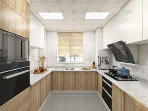 Gabinetes de Cocina Modulares de Madera Maciza Ecológica, Color Personalizable, Estilo Europeo Australiano, Gran Capacidad de Almacenamiento - Product Image 2