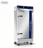 Cuiseur à riz électrique professionnel à 12 plateaux avec minuterie intelligente et contrôle de la température pour armoire commerciale en acier inoxydable