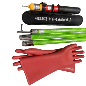 Jinrong Power – Perche isolante haute tension 10KV 35KV 110KV pour électricien avec gants et étui - Product Image 1