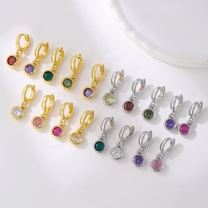 Accessoires en métal plaqué or 18 carats les plus vendus, pendentifs, breloques, colliers, pinces <span class=keywords><strong>de</strong></span> bikini, pierres précieuses mensuelles en zircon <span class=keywords><strong>pour</strong></span> bracelets - Product Image 3