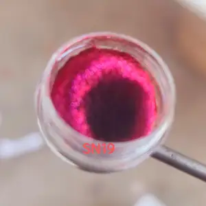 Pigmento metálico em pó 3D Intense Rosé vermelho cromo espelho metálico novo a granel