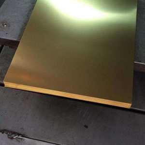 Foglio di rame in ottone personalizzato 1200mm X 1200mm X 3mm piastra in bronzo brillante industriale lavorazione saldatura rottami placcati in oro 24K - Product Image 5